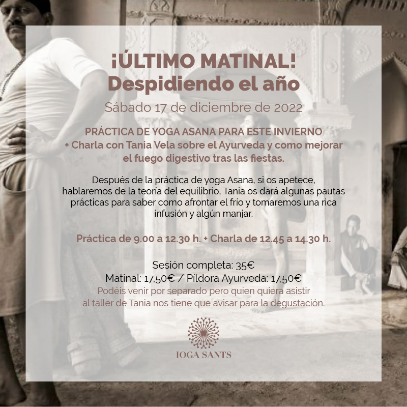 ¡ÚLTIMO MATINAL! DESPIDIENDO EL AÑO
